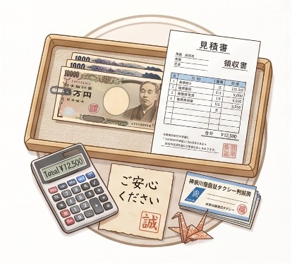 専用車両で快適移動